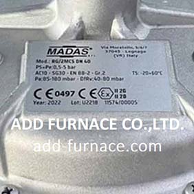 Madas Mod.: RG/2MCS DN40 40-80mbar